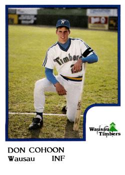 1986 ProCards Wausau Timbers #4 Don Cohoon Front