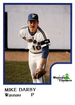 1986 ProCards Wausau Timbers #6 Mike Darby Front
