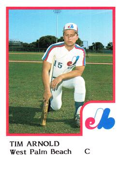 1986 ProCards West Palm Beach Expos #2 Tim Arnold Front