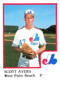 1986 ProCards West Palm Beach Expos #3 Scott Ayers Front