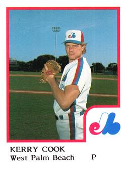 1986 ProCards West Palm Beach Expos #9 Kerry Cook Front