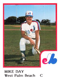 1986 ProCards West Palm Beach Expos #11 Mike Day Front