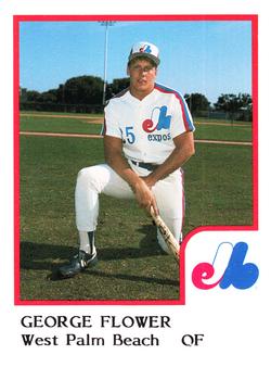 1986 ProCards West Palm Beach Expos #16 George Flower Front