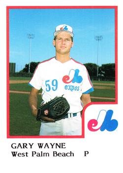 1986 ProCards West Palm Beach Expos #27 Gary Wayne Front