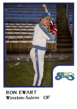1986 ProCards Winston-Salem Spirits #NNO Ron Ewart Front
