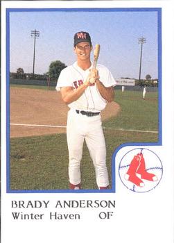 1986 ProCards Winter Haven Red Sox #NNO Brady Anderson Front