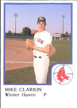 1986 ProCards Winter Haven Red Sox #NNO Mike Clarkin Front