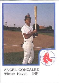 1986 ProCards Winter Haven Red Sox #NNO Angel Gonzalez Front