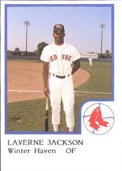 1986 ProCards Winter Haven Red Sox #NNO Leverne Jackson Front