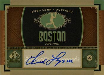 2012 SP Signature Edition #BOS-7 Fred Lynn Front