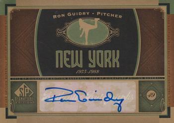 2012 SP Signature Edition #NYY-5 Ron Guidry Front