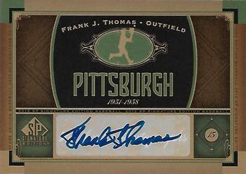 2012 SP Signature Edition #PIT-1 Frank Thomas Front