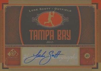 2012 SP Signature Edition #TB-5 Luke Scott Front