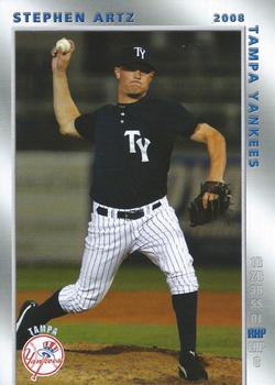 2008 Grandstand Tampa Yankees #4 Stephen Artz Front