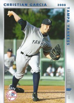 2008 Grandstand Tampa Yankees #12 Christian Garcia Front