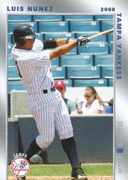 2008 Grandstand Tampa Yankees #23 Luis Nunez Front