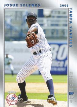 2008 Grandstand Tampa Yankees #28 Josue Selenes Front