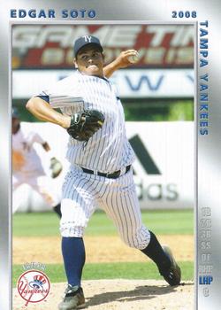 2008 Grandstand Tampa Yankees #31 Edgar Soto Front