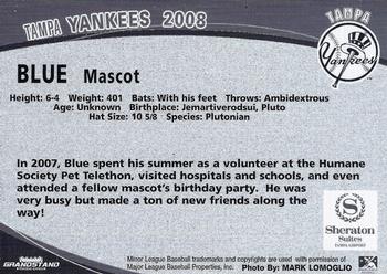 2008 Grandstand Tampa Yankees #NNO Blue Back