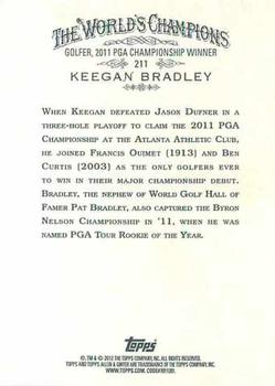 2012 Topps Allen & Ginter #211 Keegan Bradley Back