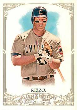 2012 Topps Allen & Ginter #270 Anthony Rizzo Front