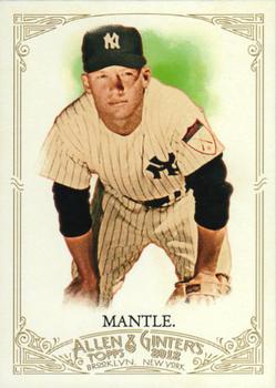 2012 Topps Allen & Ginter #7 Mickey Mantle Front
