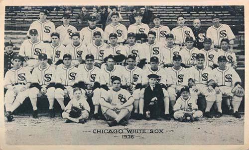 1936 National Chicle Fine Pen Premiums (R313) #NNO 1936 Chicago White Sox Front
