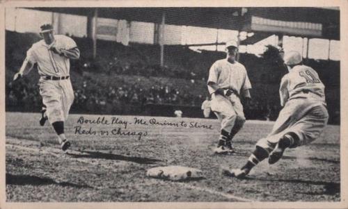1936 National Chicle Fine Pen Premiums (R313) #NNO Double Play - George McQuinn to Lee Stine Front