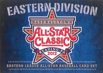 2012 Grandstand Eastern League All-Stars Eastern Division #NNO Header / Checklist Front
