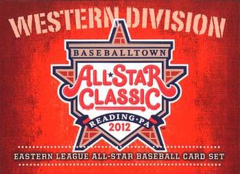 2012 Grandstand Eastern League All-Stars Western Division #NNO Header / Checklist Front