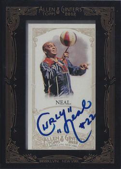 2012 Topps Allen & Ginter - Autographs #AGA-CNE Curly Neal Front