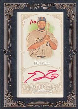 2012 Topps Allen & Ginter - Autographs Red Ink #AGA-PF Prince Fielder Front