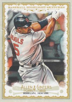 2012 Topps Allen & Ginter - Baseball Highlights Sketches #BH-10 Albert Pujols Front