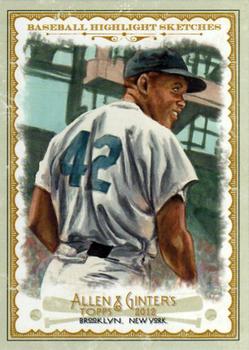 2012 Topps Allen & Ginter #BH-23 Jackie Robinson Front
