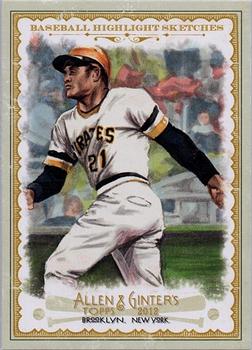 2012 Topps Allen & Ginter - Baseball Highlights Sketches #BH-24 Roberto Clemente Front