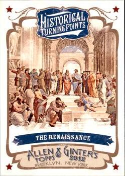 2012 Topps Allen & Ginter - Historical Turning Points #HTP12 The Renaissance Front