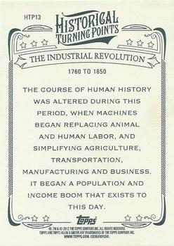 2012 Topps Allen & Ginter - Historical Turning Points #HTP13 The Industrial Revolution Back
