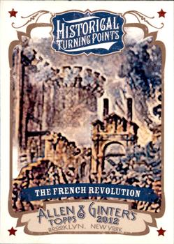 2012 Topps Allen & Ginter - Historical Turning Points #HTP16 The French Revolution Front