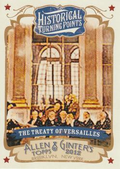 2012 Topps Allen & Ginter - Historical Turning Points #HTP6 The Treaty Versailles Front