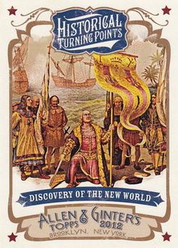 2012 Topps Allen & Ginter - Historical Turning Points #HTP9 Discovery of New World Front