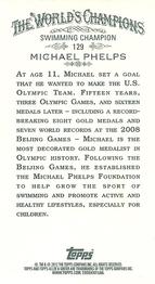 2012 Topps Allen & Ginter - Mini #129 Michael Phelps Back