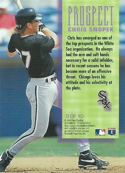1996 Fleer - Prospects #9 Chris Snopek Back