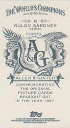 2012 Topps Allen & Ginter - Mini A & G Back #16 Rulon Gardner Back
