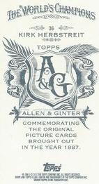 2012 Topps Allen & Ginter - Mini A & G Back #36 Kirk Herbstreit Back