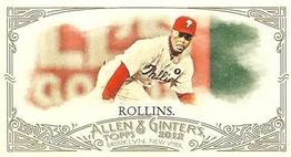 2012 Topps Allen & Ginter - Mini A & G Back #40 Jimmy Rollins Front