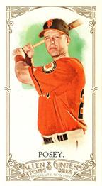 2012 Topps Allen & Ginter - Mini A & G Back #47 Buster Posey Front