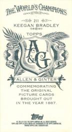 2012 Topps Allen & Ginter - Mini A & G Back #211 Keegan Bradley Back