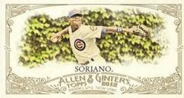 2012 Topps Allen & Ginter - Mini A & G Back #242 Alfonso Soriano Front