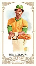 2012 Topps Allen & Ginter - Mini A & G Back #254 Rickey Henderson Front