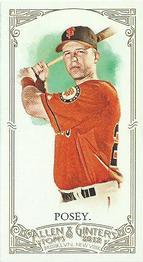 2012 Topps Allen & Ginter - Mini A & G Back Red #47 Buster Posey Front